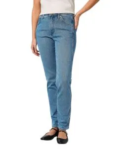 Wrangler Piper Jeans  in Velvet Sky mit mittlerer Bundhöhe
