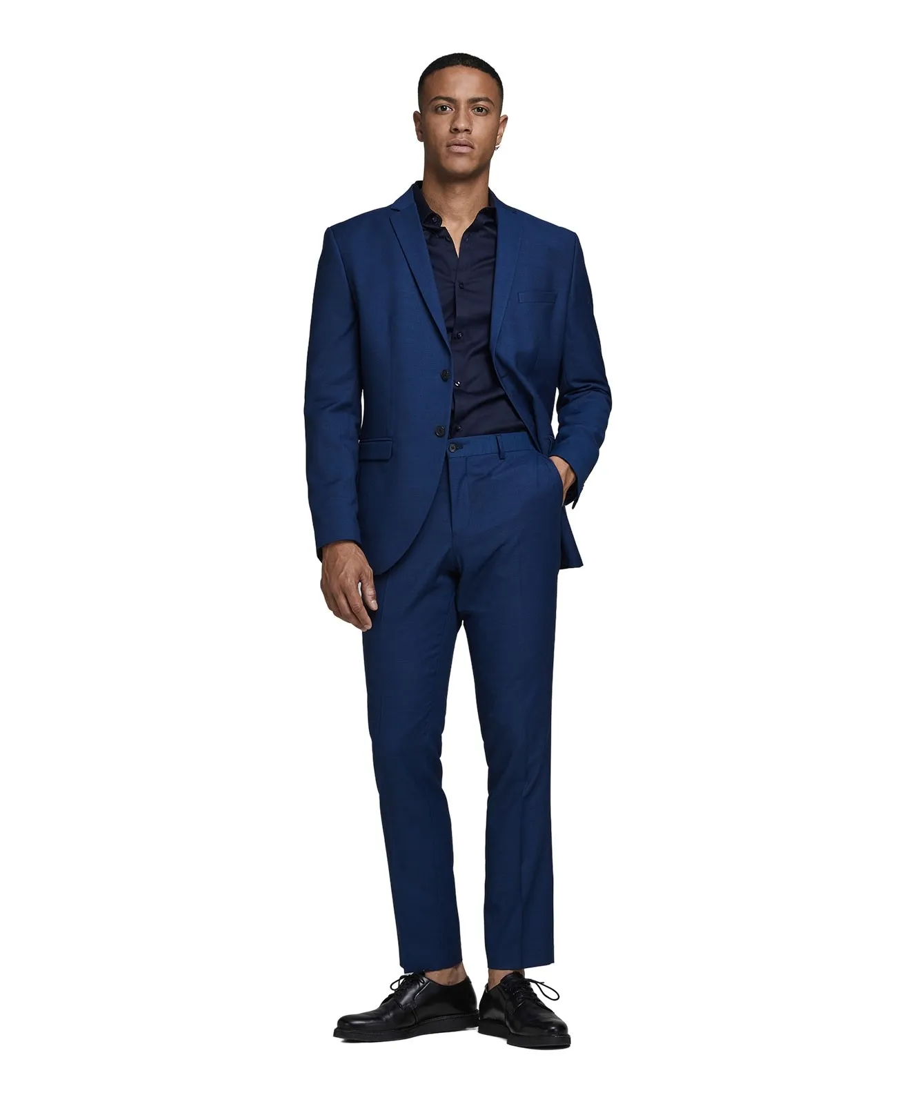 Herren Hemd Parma von Jack & Jones in Navy Blazer