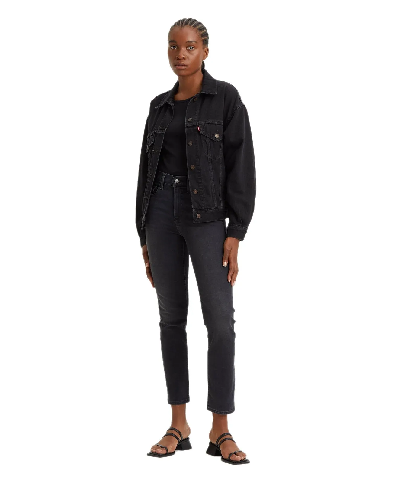 Damen Jeans 724 High-Waisted Straight von Levis in Never Forget
