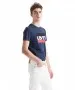 Herren Shirt Sportswear Logo Tee von Levis in Blue Dress Blues