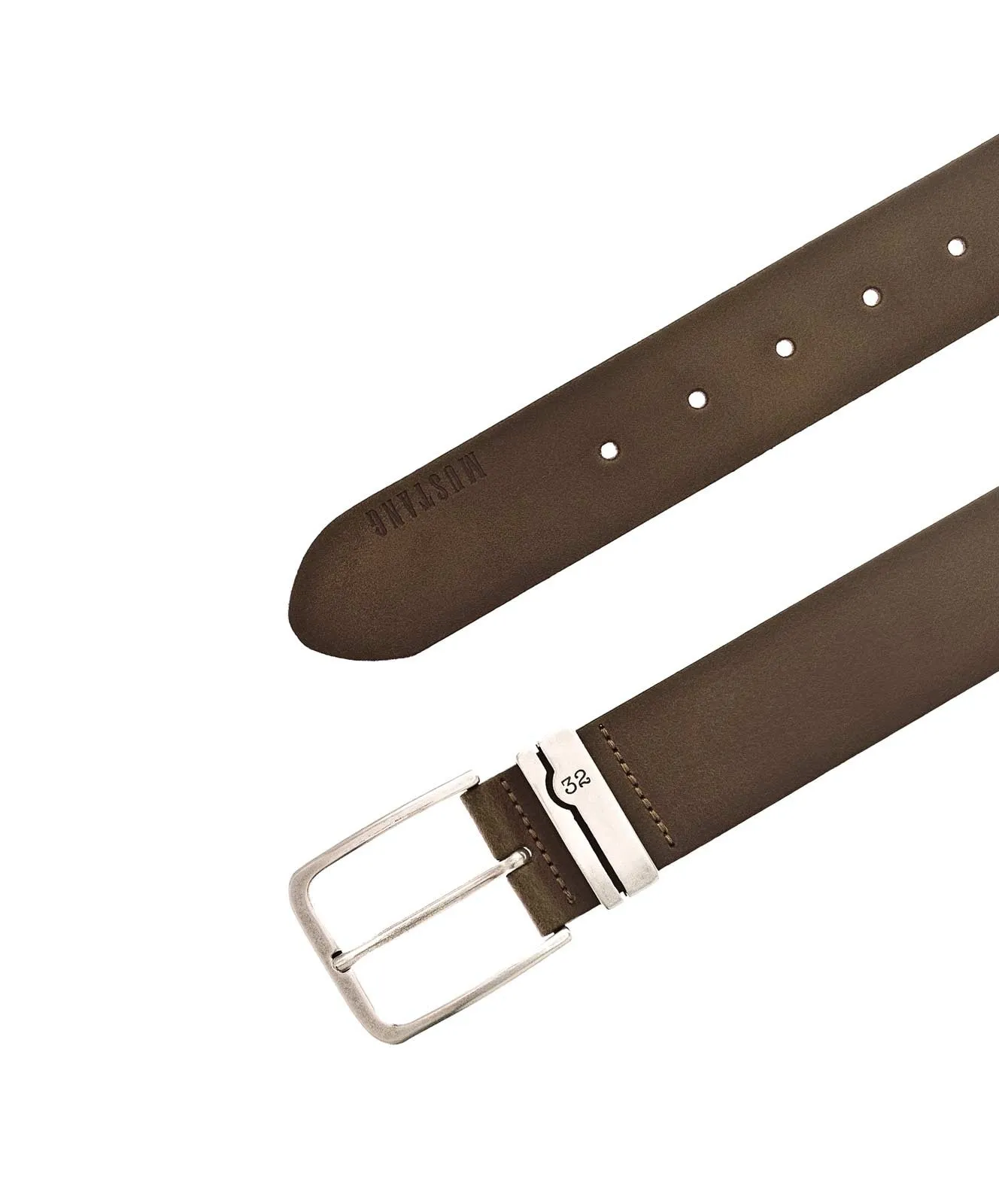 Herren Gürtel 40 mm Ledergürtel von Mustang in Baileys
