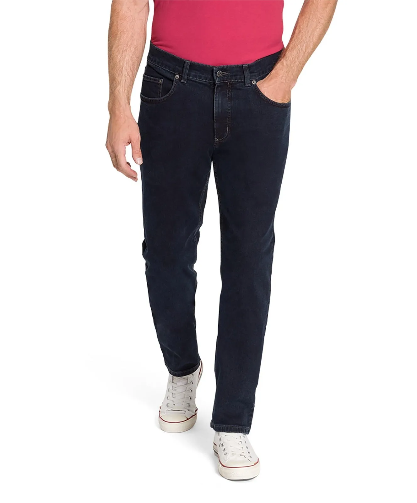 Herren Jeans Ron von Pioneer in Blue\Black Raw