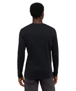Mustang Shirt Arminto in Schwarz mit Langarm