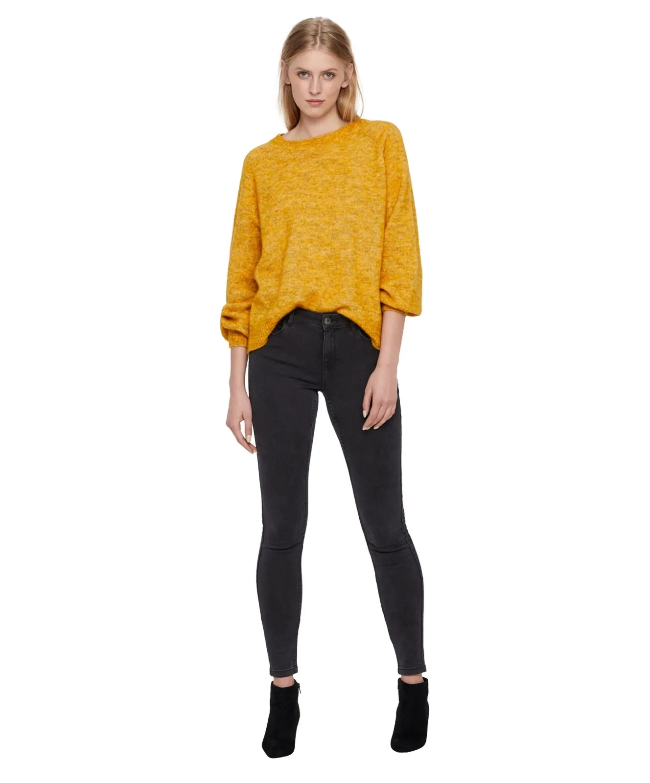 Damen Jeans Seven von Vero Moda in Dark Grey