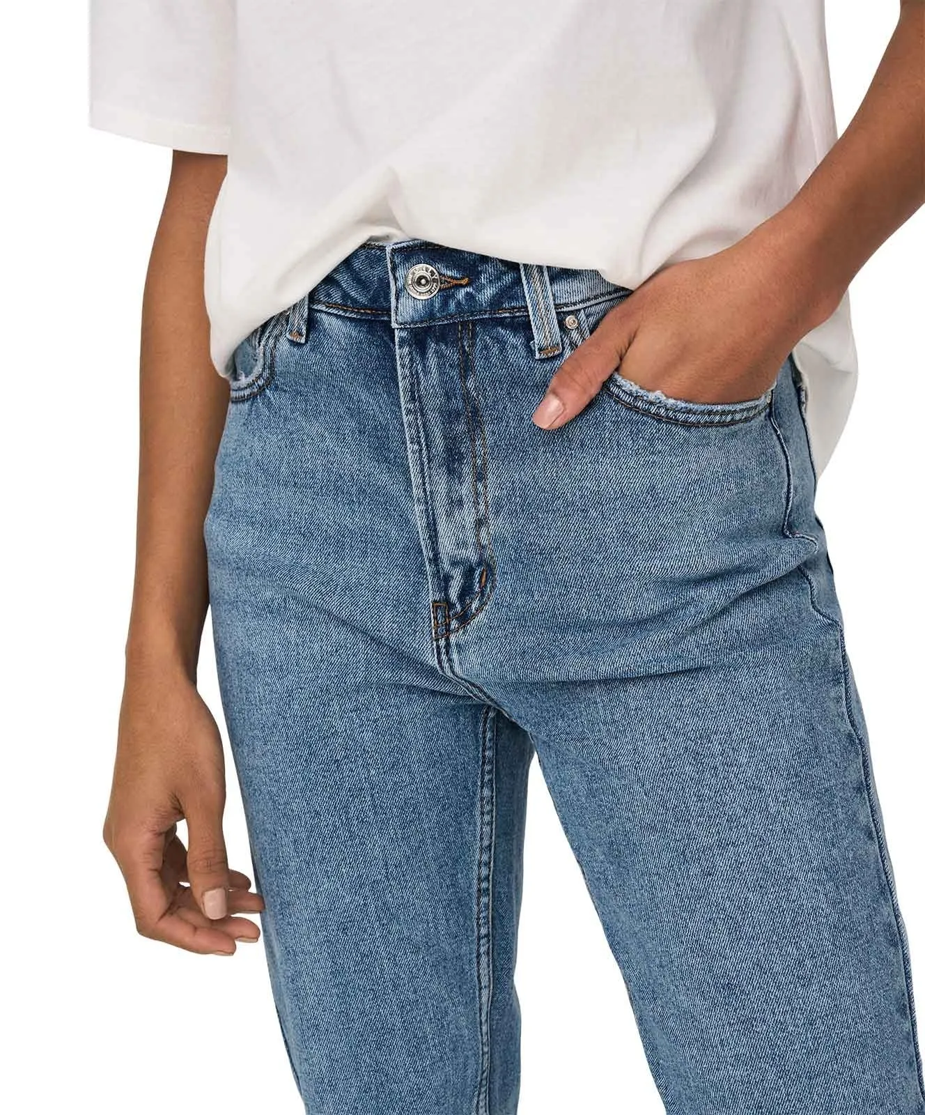 Damen Jeans Emily von Only in Light Blue