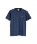 Levis Original Tee - blaues Basics Shirts aus Baumwolljersey l01