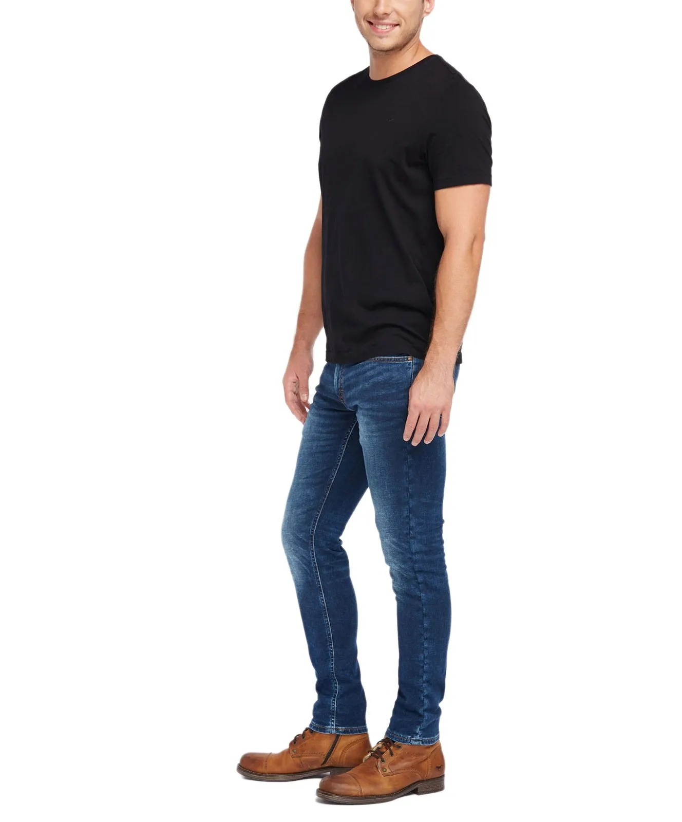 Herren Jeans Oregon Tapered K von Mustang in Medium Washed