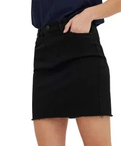 Vero Moda Jeansrock Faith in schwarzem Black Denim