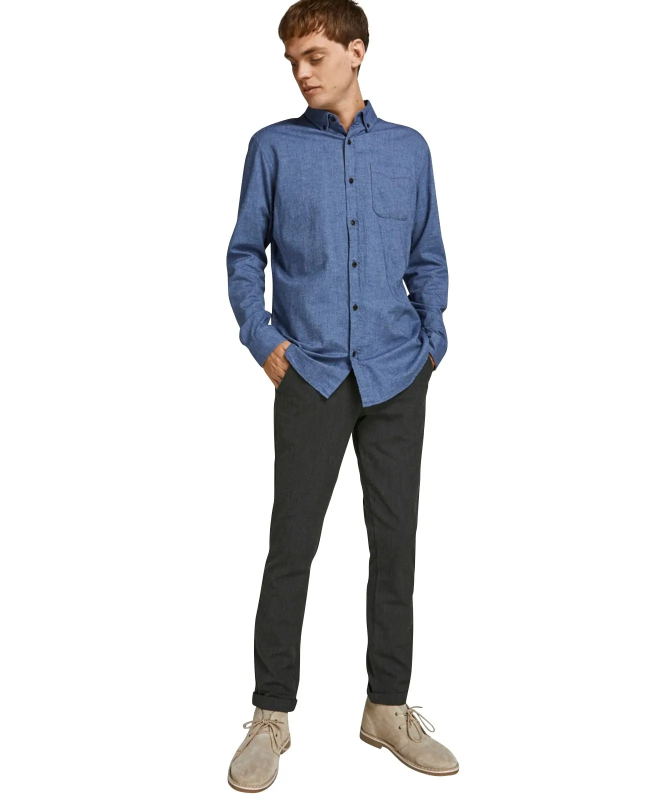 Herren Hose Marco Connor von Jack & Jones in Dark Grey