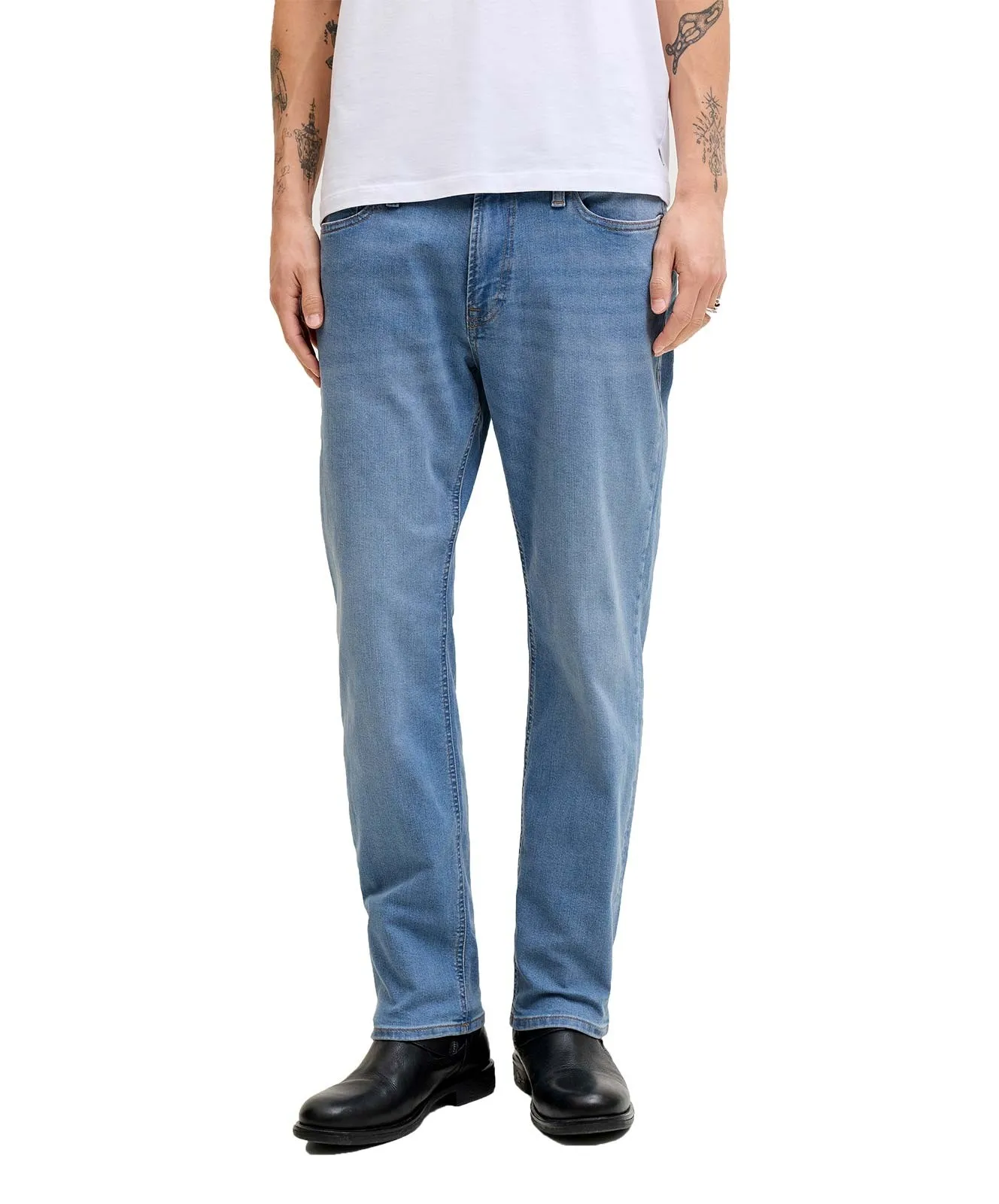 Herren Jeans Clark Original von Jack & Jones in Blue Denim