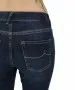Damen Jeans Sally von Pioneer in Blue Used with Buffies