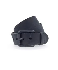 Mustang Herren-Gürtel aus Vollrindleder in Vintage-Black