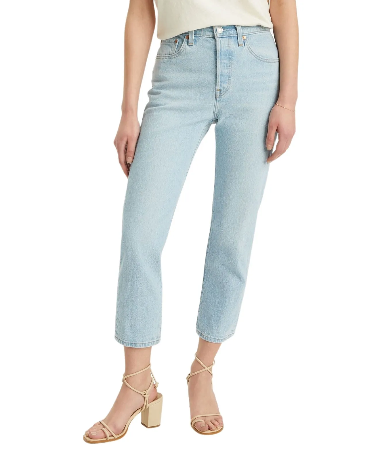 Damen Jeans 501 Crop von Levis in Wow Me Over