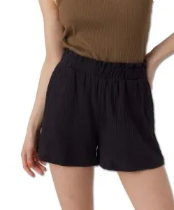 Vero Moda Shorts in Schwarz mit Baggy Fit