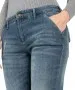 Damen Jeans Montana Chino von MAC in Green Destroyed Wash