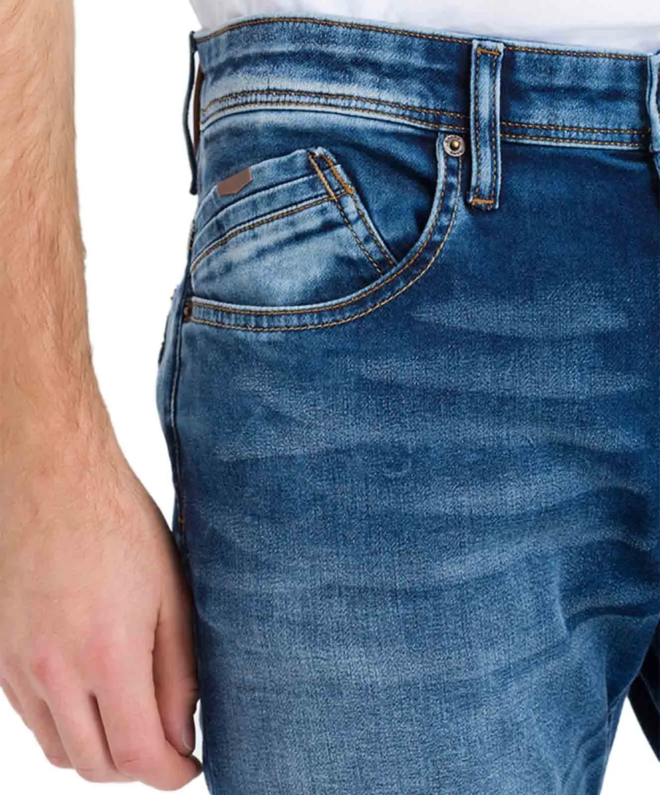 Herren Jeans Jimi von Cross in Dark Mid Blue