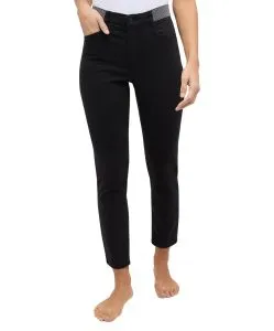 Angels Ornella Sporty Slim Fit Hose Schwarz mit Stretch-Bund