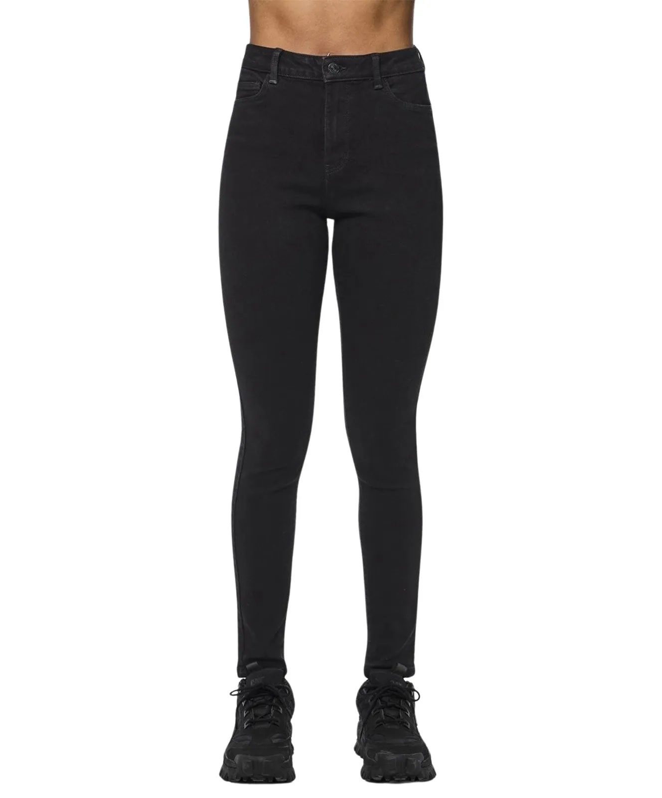 Damen Jeans Dana von Pieces in Black