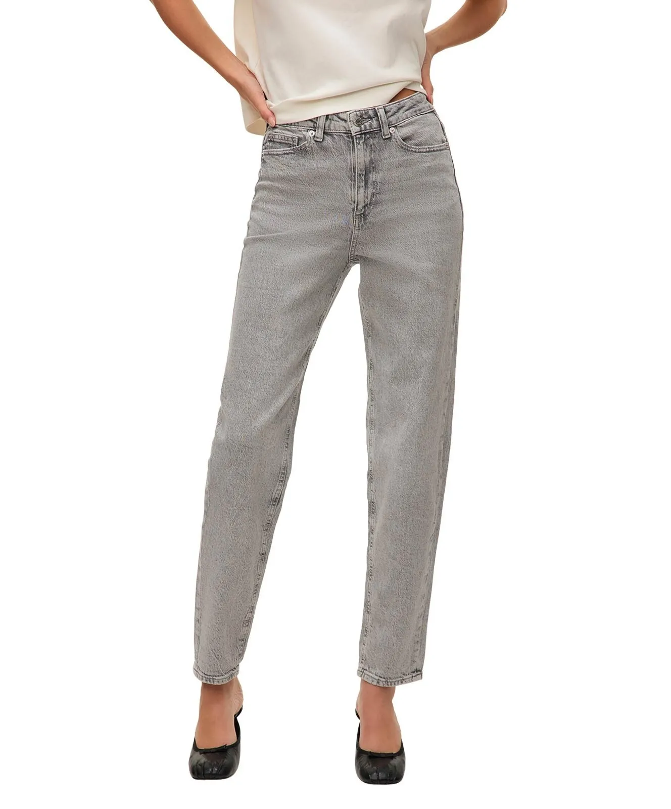 Damen Jeans Tessa von Vero Moda in Light Grey