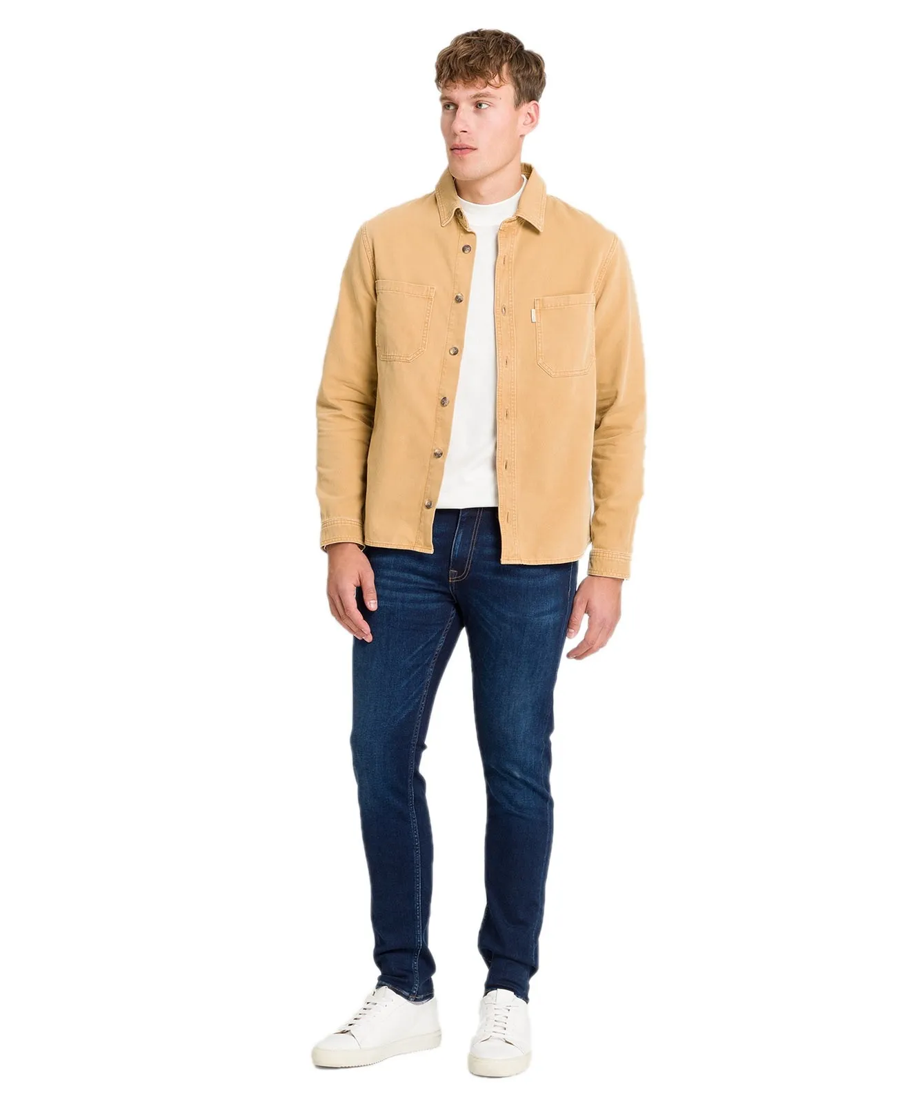 Herren Jeans Jimi von Cross in Night Blue Crincle