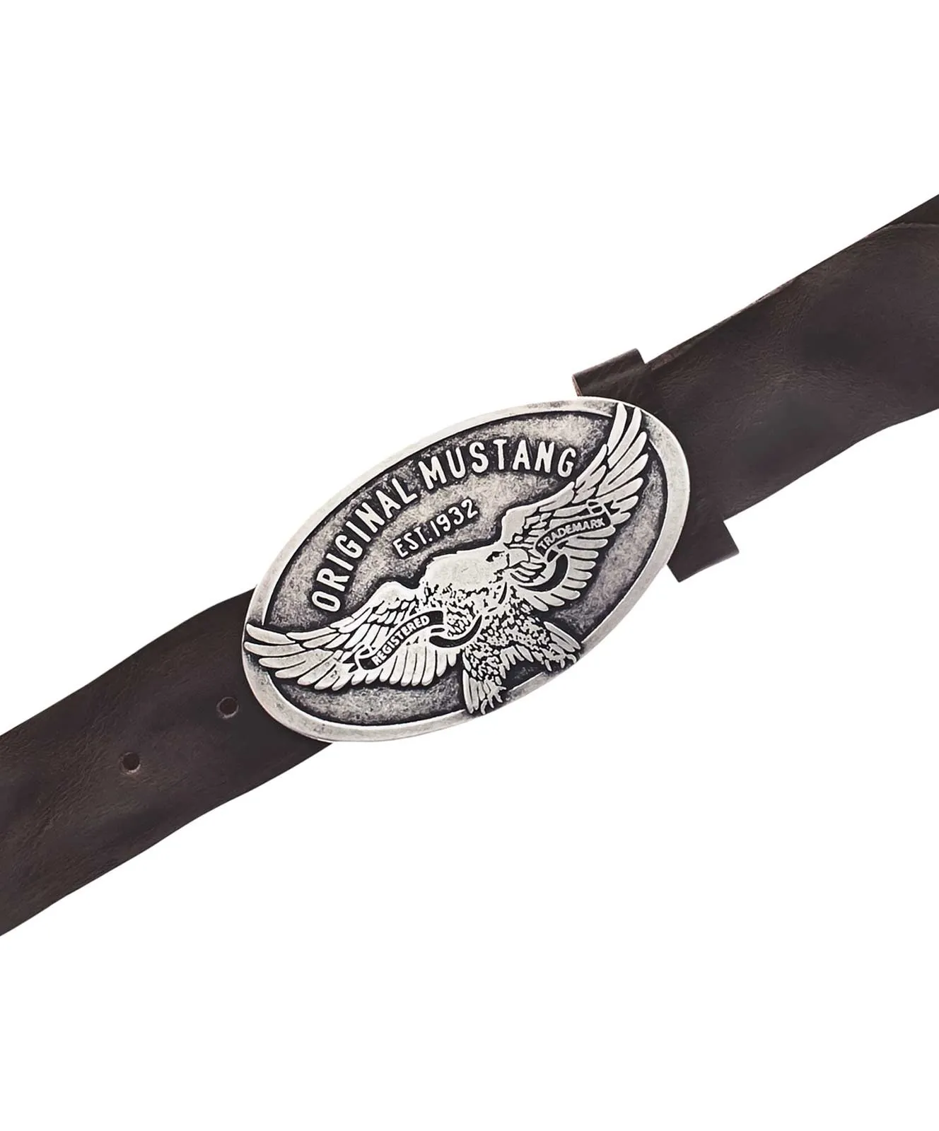 Herren Gürtel 40 mm Gürtel MG2069R13 von Mustang in Dark Brown