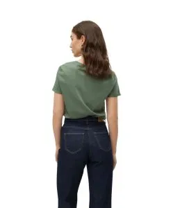 Vero Moda T-Shirt Paula in Grün mit Rundhalsausschnitt