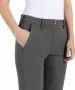 Damen Hose Chino Turn Up von MAC in Silver Shadow Melange