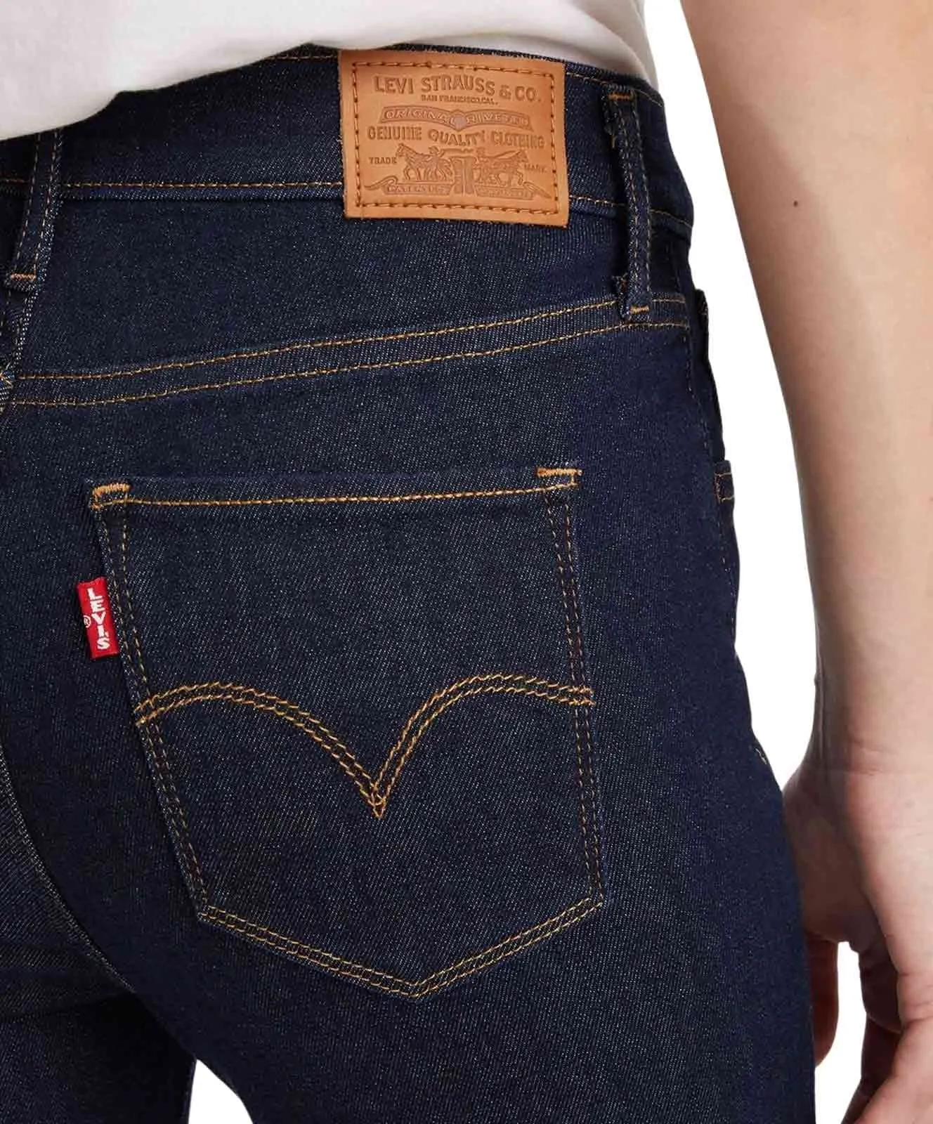 Damen Jeans 720 High Rise Super Skinny von Levis in Deep Serenity