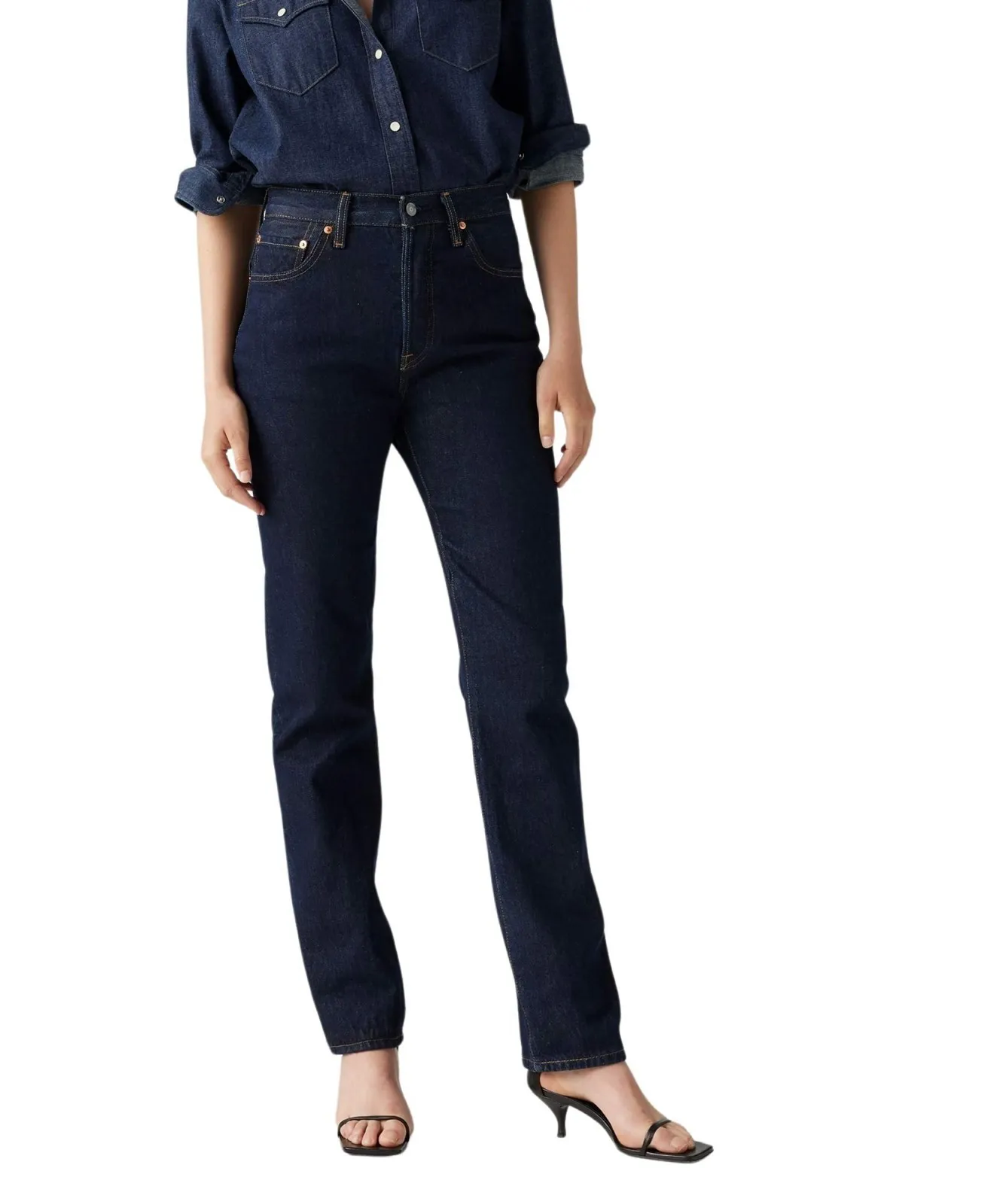 Damen Jeans 501 Damen von Levis in Deep Breath