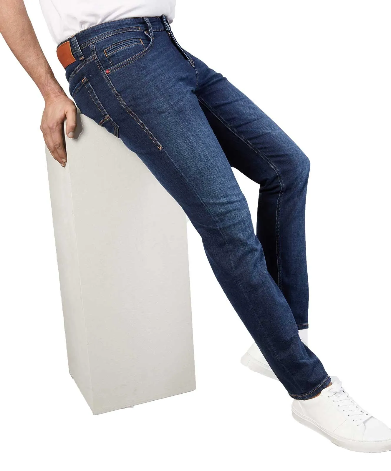 Herren Jeans Arne von MAC in Dark Vintage Blue