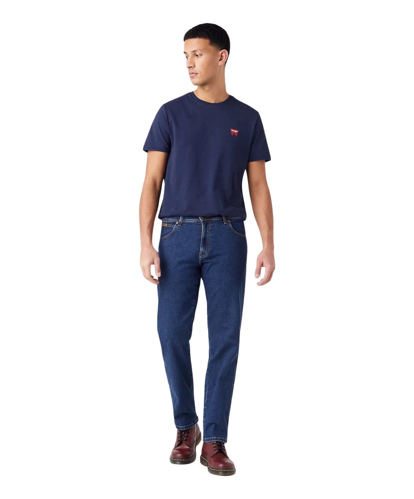 Herren Jeans Texas Stretch von Wrangler in Darkstone