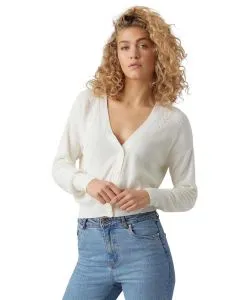 Vero Moda Strickjacke New Lexsun in Weiß
