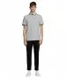 Herren Shirt Epaulos von Jack & Jones in Light Grey Melange