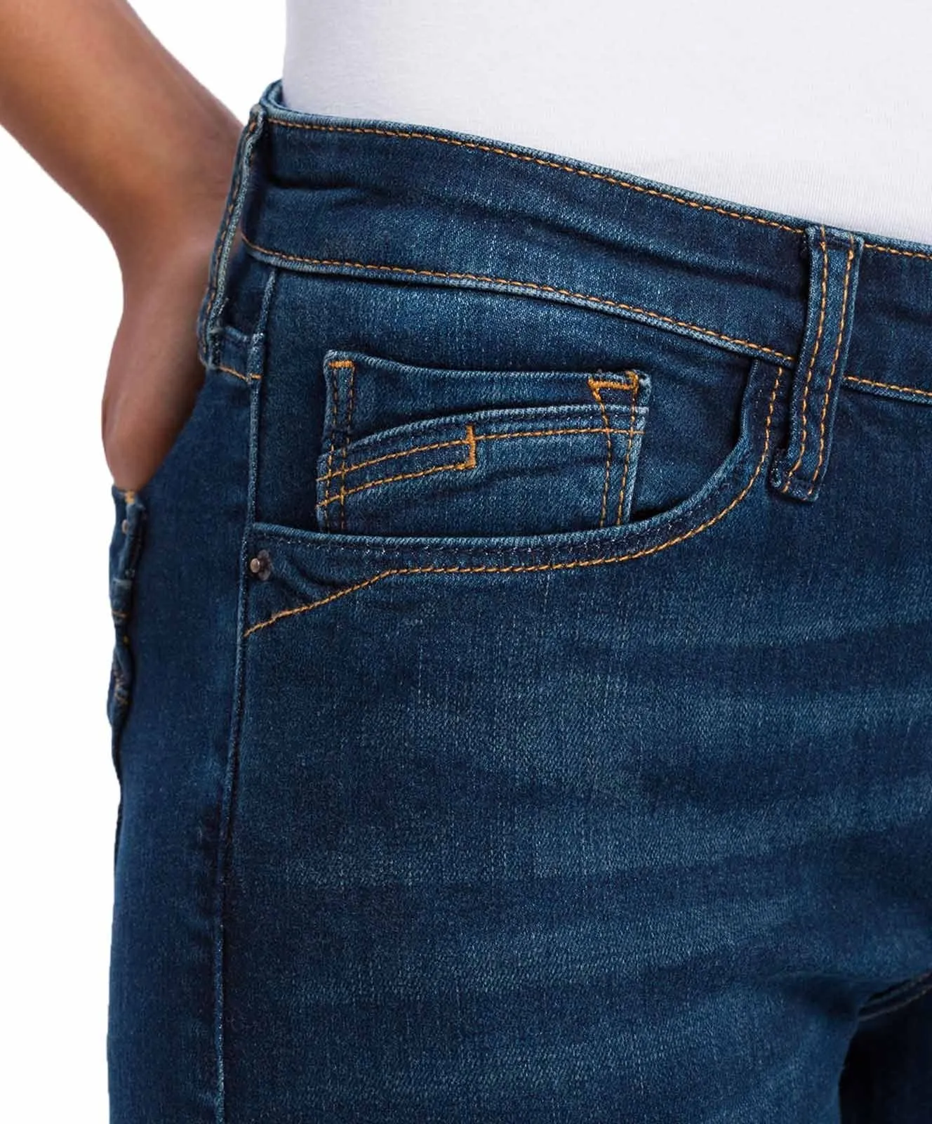 Damen Jeans Lauren von Cross in Deep Blue