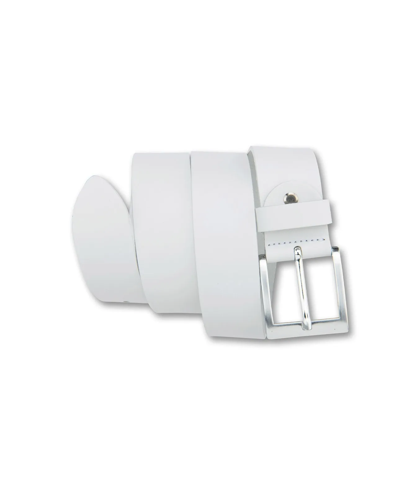 Herren Gürtel 4cm Walkledergürtel von Bernd Götz in Weiß