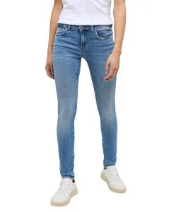 Mustang Quincy Skinny fit Jeans in hellblauer Waschung