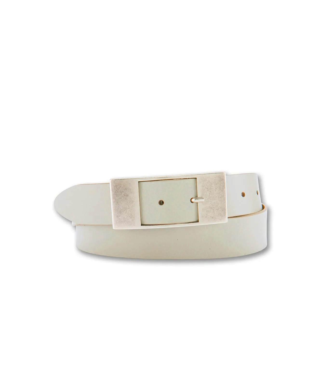 Damen Gürtel 3,5cm Nappaledergürtel von Bernd Götz in Creme