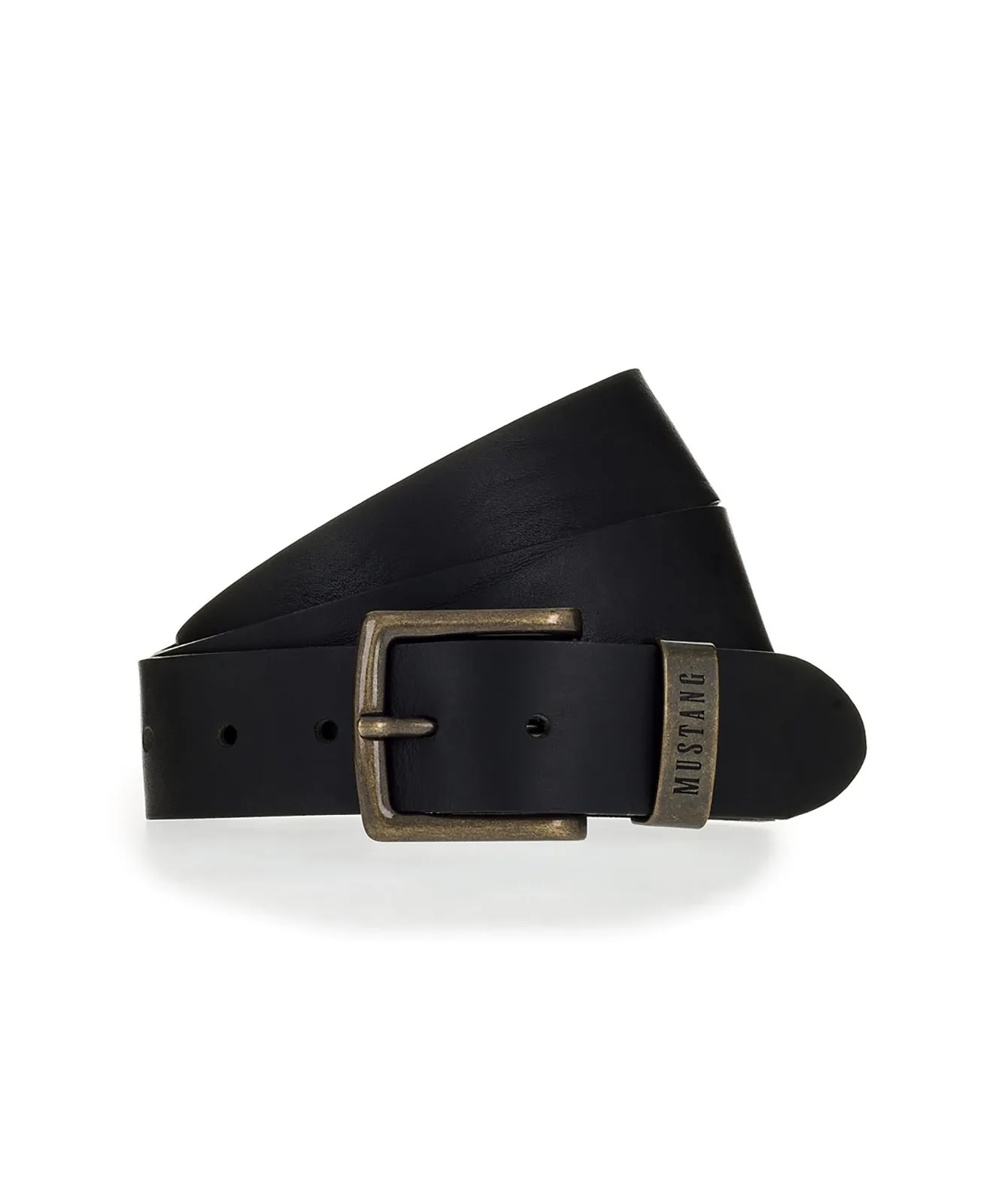 Herren Gürtel 40 mm Gürtel MG2085L22 von Mustang in Black