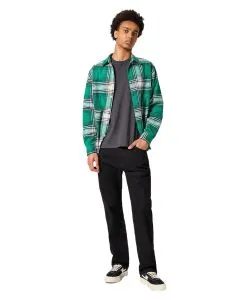 Wrangler Frontier Jeans Straight Fit in Schwarz