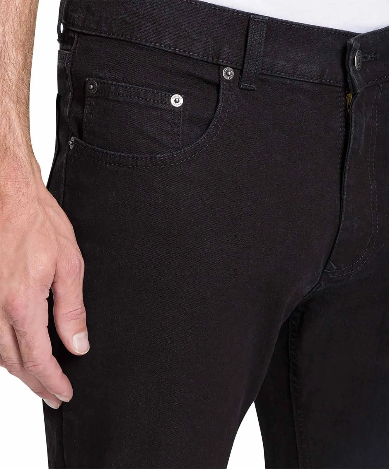 Herren Jeans Ron von Pioneer in Black Raw