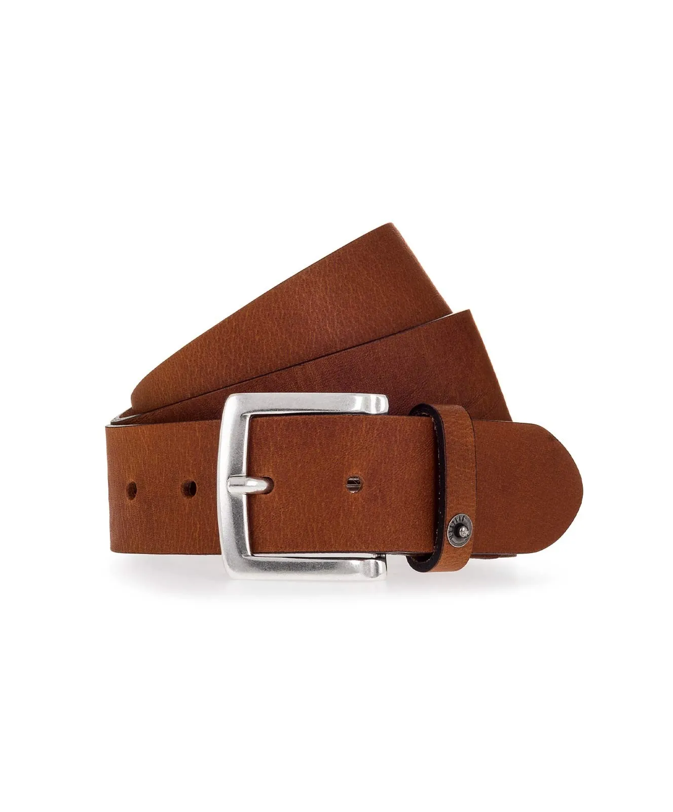 Herren Gürtel 40 mm Gürtel MG2086L22 von Mustang in Cognac