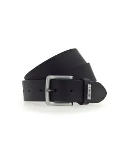 Mustang Gürtel aus Leder mit Pullup-Effekt in Schwarz