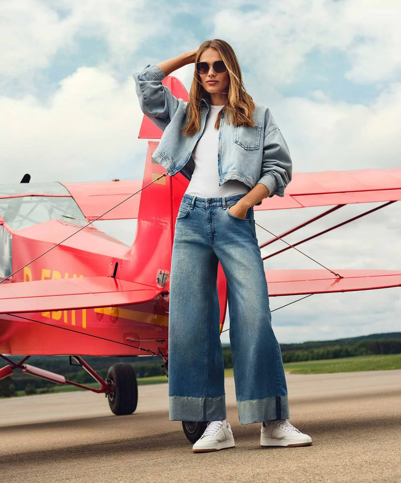 Damen Jeans Nevada Superwide von MAC in Night Sky Used