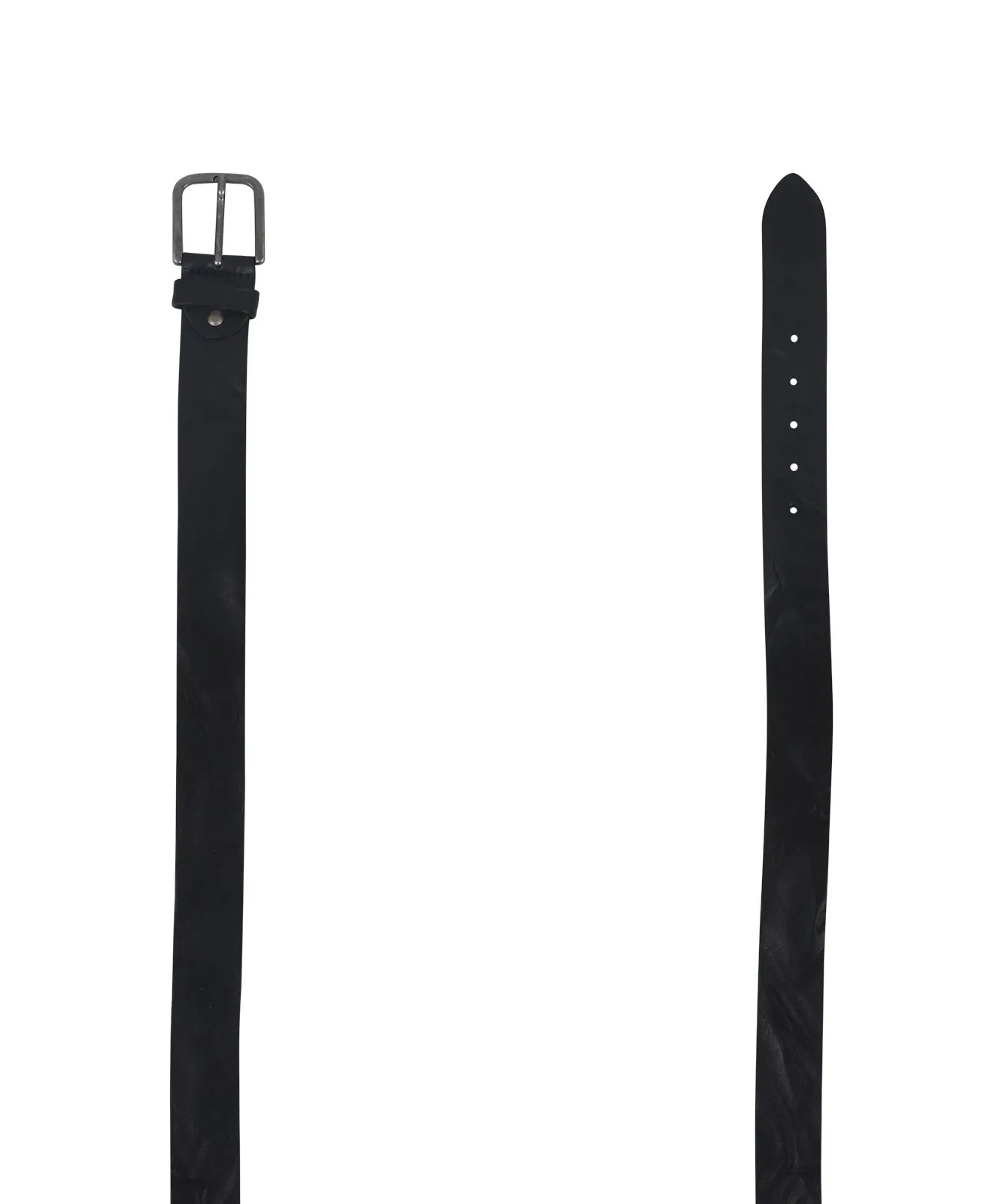 Herren Gürtel 402853 - 4cm Walkledergepr. Gürtel von Bernd Götz in Schwarz