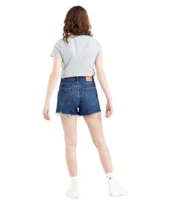 Levi's Jeans-Shorts Ribcage in Noe Five mit fransigem Saum