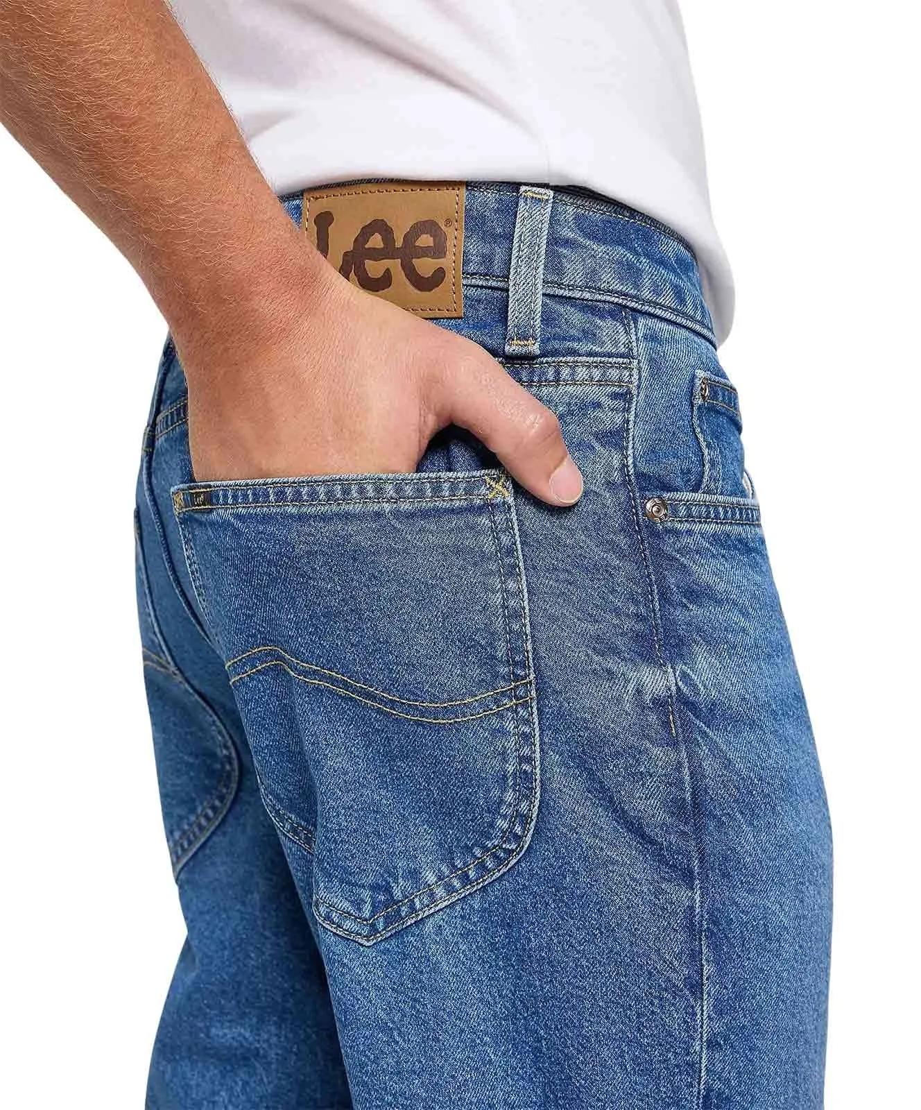 Herren Jeans West von Lee in Blue Beam