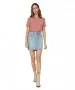 Damen Rock Faith von Vero Moda in Light Blue Denim