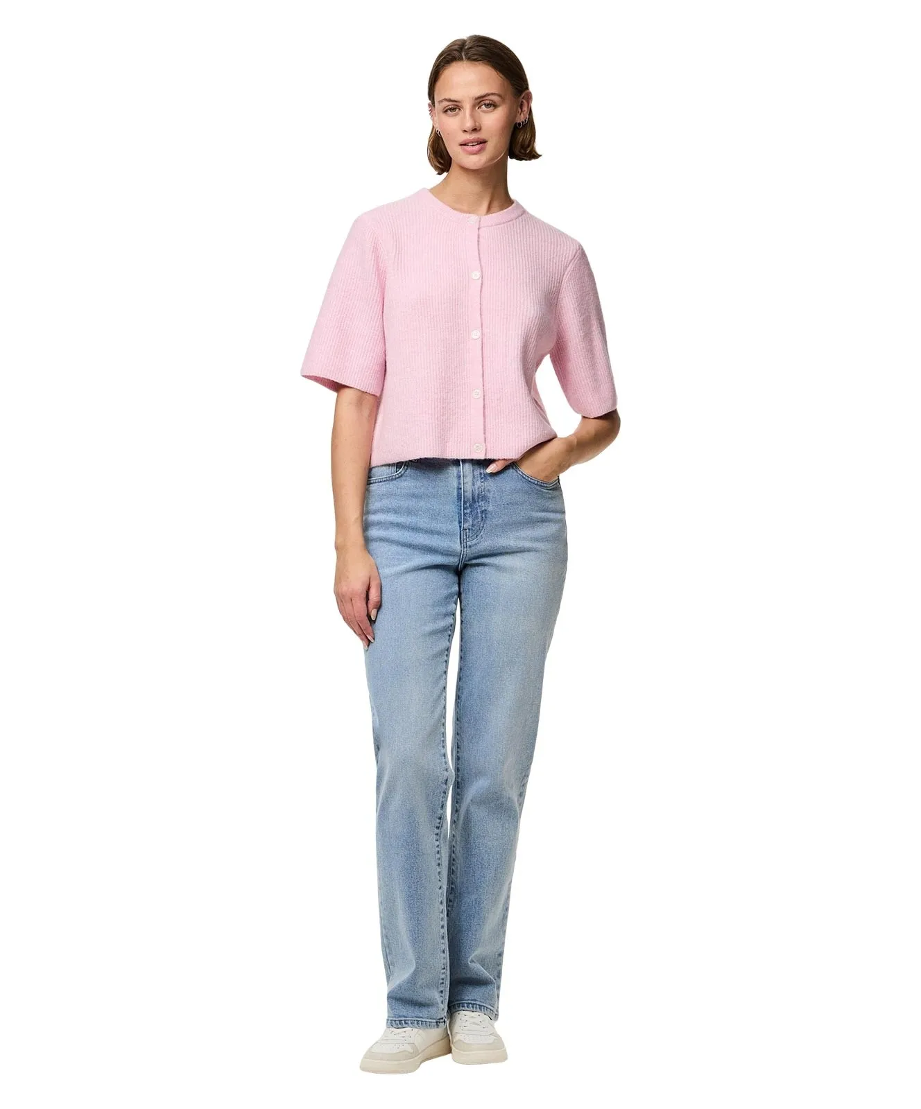 Damen Jacke Silly von Pieces in Roseate Spoonbill