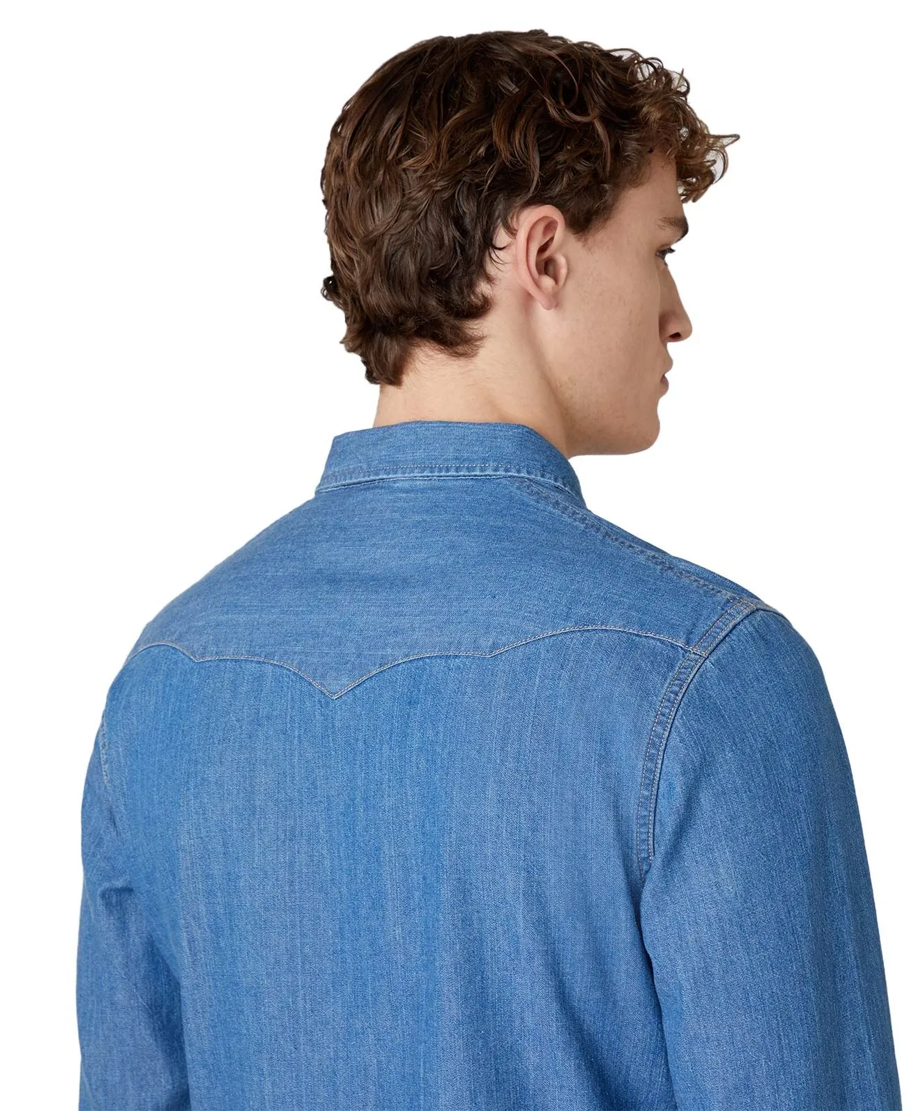 Herren Hemd Western Shirt von Wrangler in Mid Stone