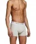 Herren Unterwäsche Sense Trunks 3-Pack von Jack & Jones in Light Grey Melange BLACK & WHITE